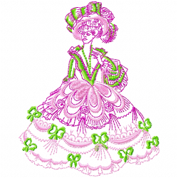 Girls Embroidery Design 12